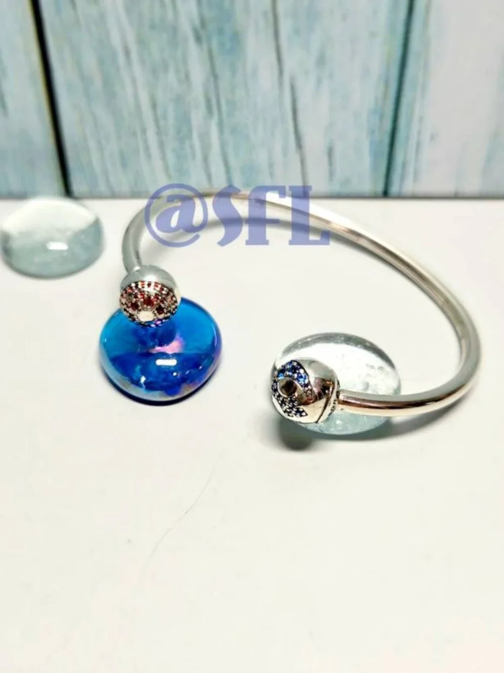Authentic Pandora Star Wars Open Bangle The Force Will Be With You Always Red &